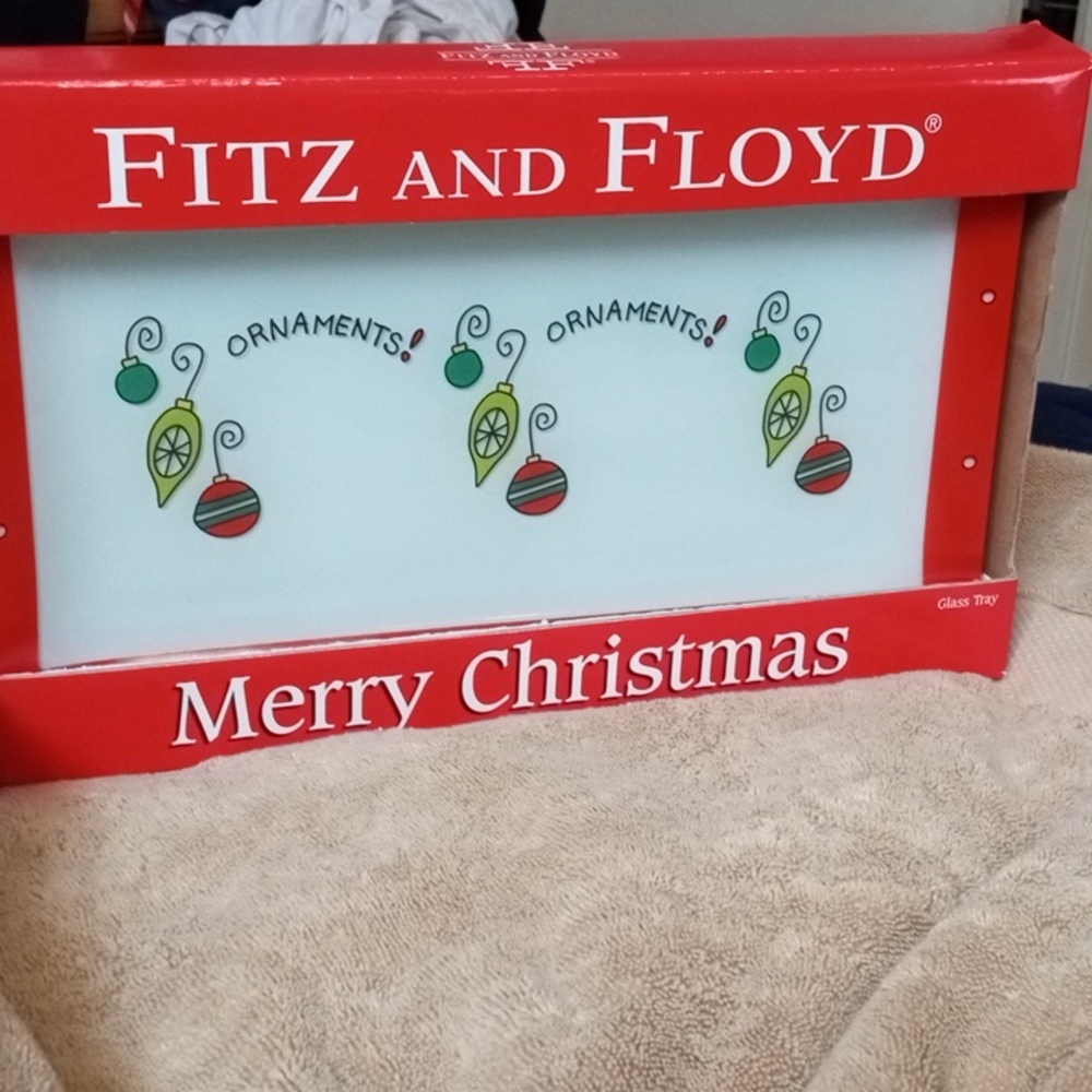 Fitz and Floyd Holiday Tray